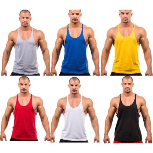 Bodybuilding Tank Top Mens Bodybuilding Clothes Fitness Sleeveless Top For Bodybuilding Male Undershirt Clothing Gym