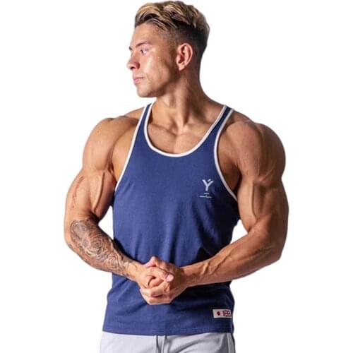 Mens Clothing Gym Tops Fitness Homme Tanktop Alphalete Vest Elastique Musculation Coton Running Tank Top Musculation Ropa