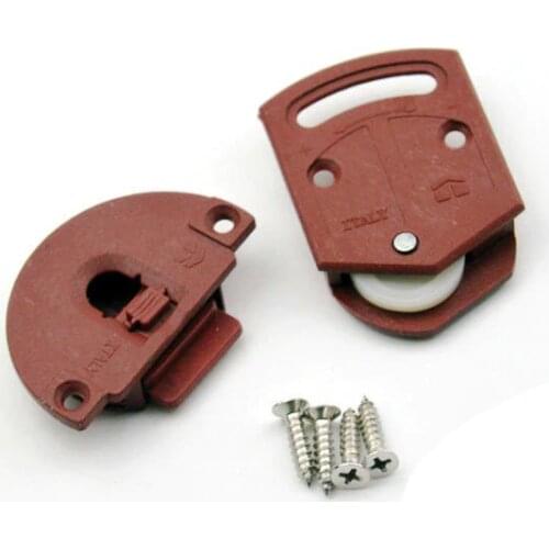 Old-fashioned wardrobe sliding door roller wheel plastic wheel cabinet hang runner track wheel accessories