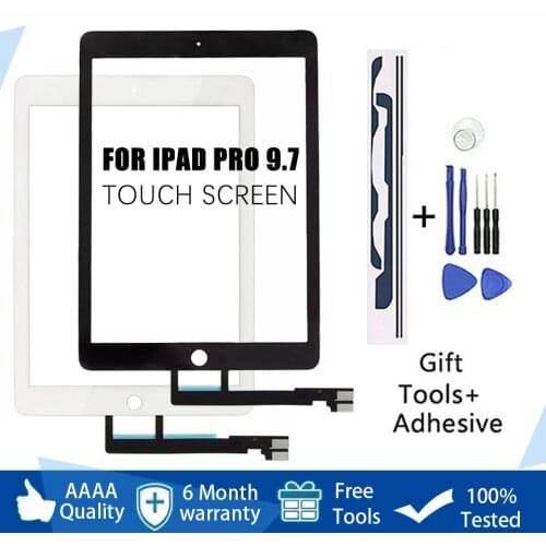 New For iPad Pro 9.7 2016 A1674 A1675 A1673 LCD Outer Touch Screen Digitizer Front Glass Display Touch Panel Replacement
