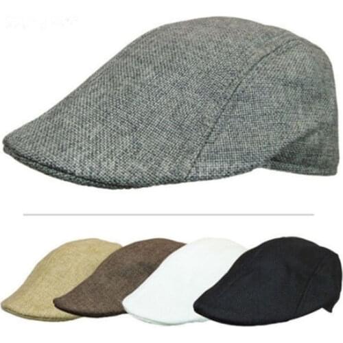 New Fashion berets Men Womens Duckbill Ivy Cap Golf Driving Flat Cabbie Newsboy Beret Hat