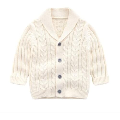 2020 Autumn Winter New Products Handsome Baby Sweater Knitted Baby Jacket Newborn Warm Clothes Kid Clothes