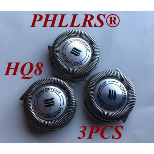 3Pcs HQ8 razor blade replace Head for PHILIPS Shaver PT730 PT735 PT860 PT870 AT750 AT751 AT890 AT891 HQ7120 HQ7100 HQ7140 HQ7160