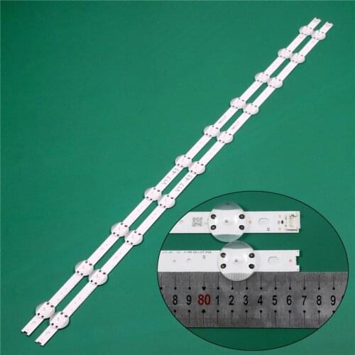 LED Band array For LG 43UJ 43" V17 ART3 2867 Rev0.3 16916L-2867A 6916L-2867B LED Bar Backlight Strip Line Ruler Tape 55V0 E74739