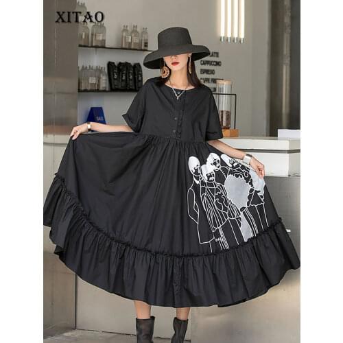 Черные летние платья XITAO China At AliExpress