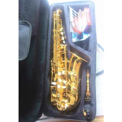 JUPITER JAS-769 New Arrival Alto Eb Tune Saxophone Brass Musical Instrument Gold Lacquer Sax With Case Mouthpiece Free Shipping