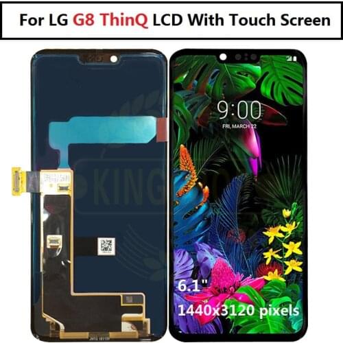 For LG G8 LCD Screen Display Digitizer Full Assembly LMG820QM7 G820UMB LMG820UM0 G820 Mobile Phone Parts For LG G8 ThinQ lcd