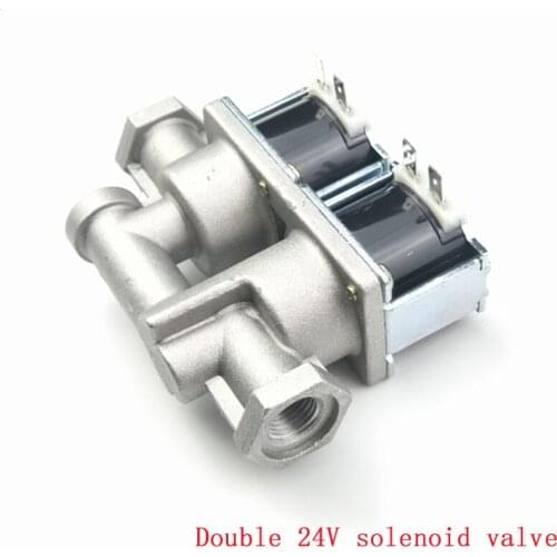 1pc Solenoid Valve for safety suction valve fireplace stove propane burner gas oven Double solenoid self priming check valve 24V