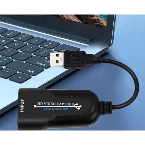 1080P Video Capture Card USB Video Grabber Record Box for Switch Camera Live Streaming Recording PS4 Recorde