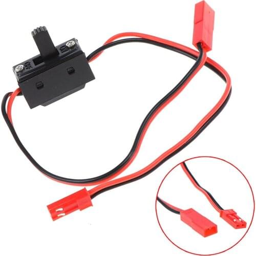 30cm RC Car LED Light Control Power Switch JST Connector Wires For Axial SCX10 90046 HSP TRX4 RC Crawler