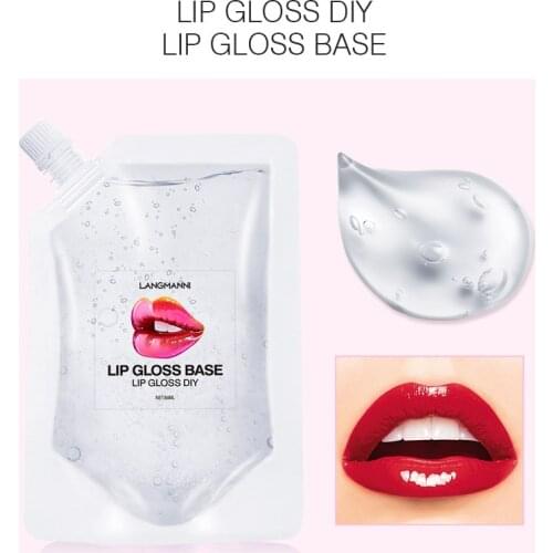 50ml Clear Lip Gloss Base Oil Non-Stick DIY Lipstick Raw Material Gel Lip Gloss Making Handmade Lipstick Comestics