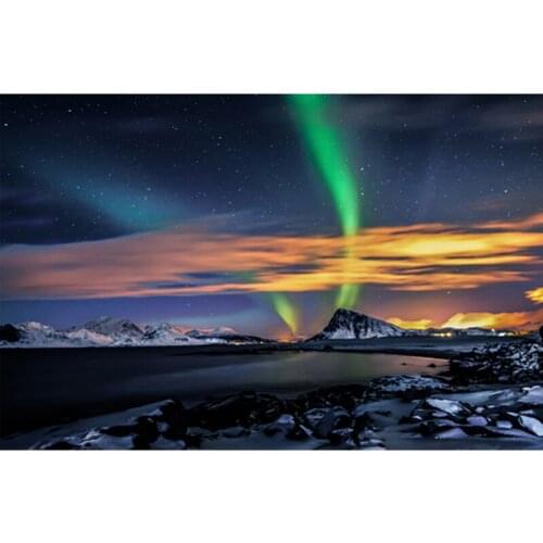 Diamond Embroidery Colorful Aurora 5D Diy Diamond Painting Full Square Round Mosaic Picture Of Rhinestone Home DecorationZP-4480