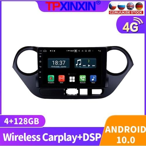 Android 10 For Hyundai I10 2018-2019 LHD Car Radio Multimedia Video Rudio Recorder Player Navigation HeadUnit GPS Auto 2din DVD