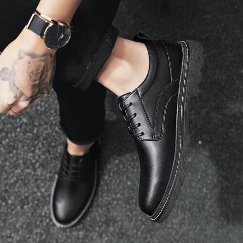 De mens new zapatillas comfortable men zapatos flat spring sapato casuales shoe para hombre breathable for leather shoes causal