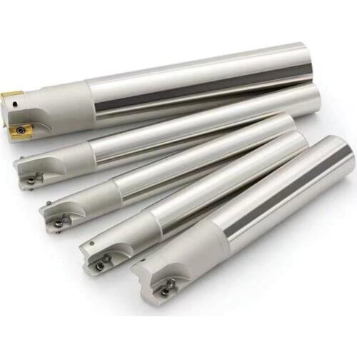 BAP300R seismic right angle extension tool holder BAP 300R CNC end milling cutter bar R0.8+10PCS APMT1135 alloy cutting tool set