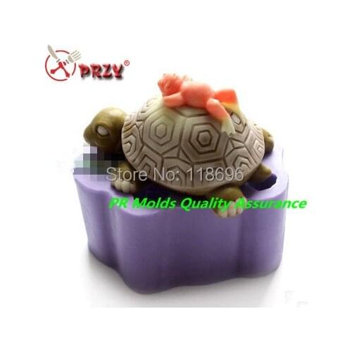 The big turtle Modelling soap mold fondant Cake decoration mold Handmade soap mold large number of wholesale No.:si376