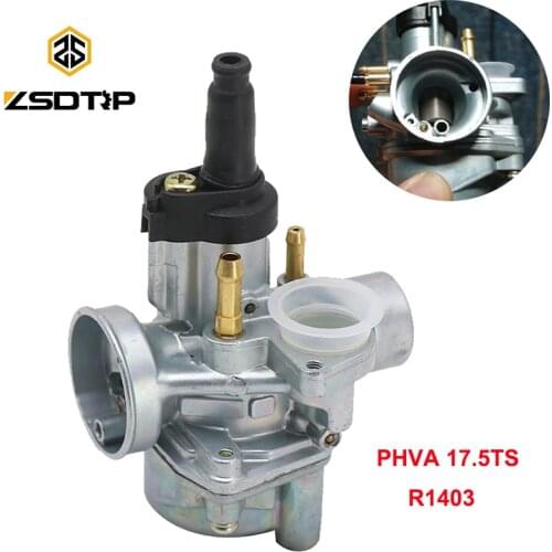 ZSDTRP Carburetor DELLORTO PHVA 17.5 TS REF 1403 for Motorcycle Scooter Moped 50cc