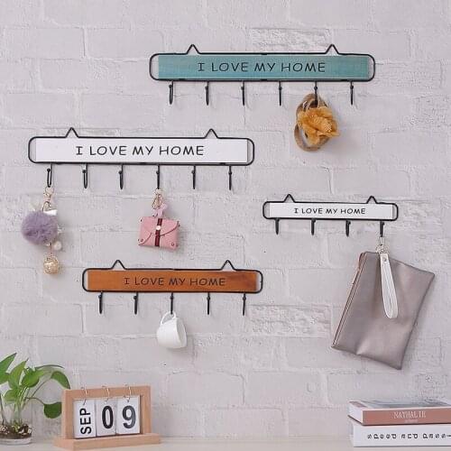 Для кухни удобства Key Door Hook Room Art Home Decoration Clothes Rack Office Racks Wall Hanging Bathroom Hooks Towel Shelf