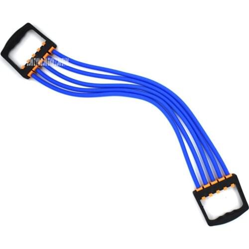 Latex Strength Of Arm Male Adjustable Hand Gripper Chest Expander Apparatus For Exercising Arm Power Strength Bar Power Twister