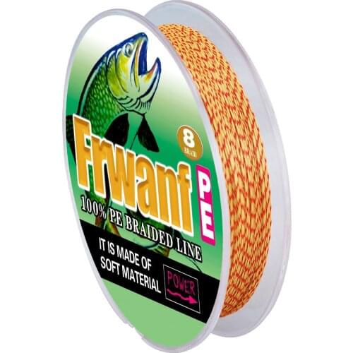 100M 300M 8 Strands spot braided fishing line mix color super strong pe carp fishing cord 6-300LBS 0.63mm 0.68mm 0.80mm 1.0mm