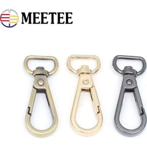 10/20/50pc Metal Buckles Lobster Clasps Swivel Trigger Clip Snap Buckle Hooks for Bags Handbag DIY Connection Hardware Accessory