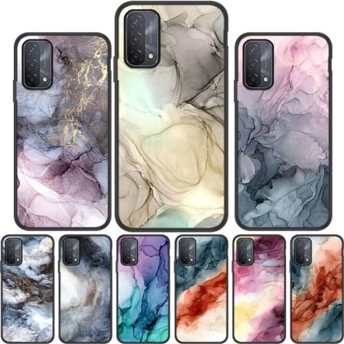 Marble Case For OPPO A53 A72 A73 A93 5G A9 2020 Case For OPPO A52 A92 A59 A39 A37 A33 A94 A91 A92S A83 A8 A79 A71 Silicone Cover