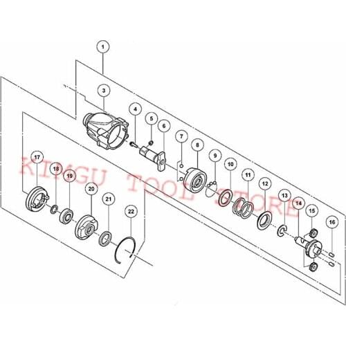 Genuine GEAR BOX for Hitachi 324856 WR12DAF2 Impact Wrench