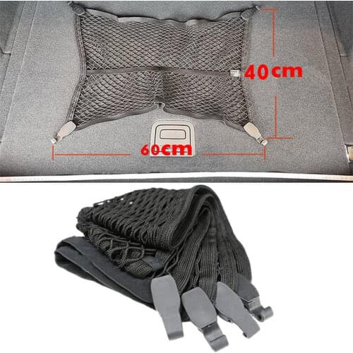Original trunk net bag luggage storage net sundries net for Audi A1 A3 A4L A5 A6L Q3 Q5 Q7 Rear Cargo Trunk Storage Net Holder