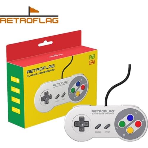 1 Or 2PCS Retroflag SUPERPi Wired USB Gamepad Game Controller for SUPERPi CASE-U CASE-J NESPi Case Raspberry Pi