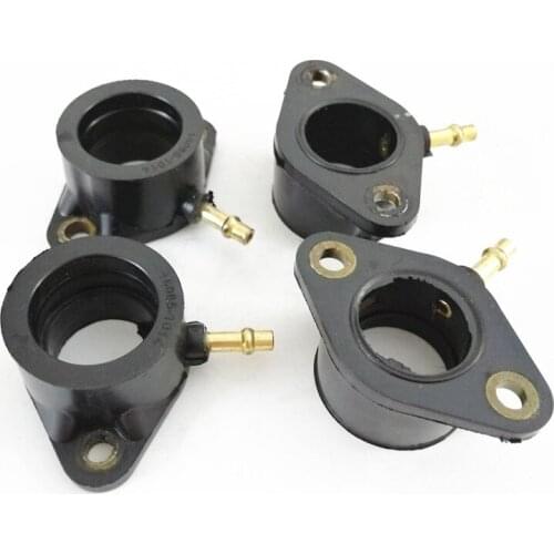 Motorcycle Carburetor Rubber Adapter Intake For Kawasaki KZ550C LTD Series KZ550D Z400J KZ400J 1980 1981 1982 1983 16065-1014
