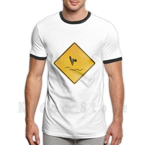 Handball-Warning Sign T Shirt DIY Big Size 100% Cotton Handball Handball Handbold Handball Wm Handball Team Handball Handball