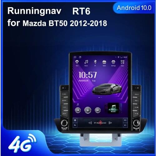 Runningnav For Mazda BT50 2 2012 2013 2014 2015 2016- 2018 Tesla Type Android Car Radio Multimedia Video Player Navigation GPS