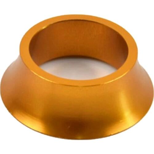 SPOMANN CNC Road Mountain Bike Washer Front Fork Wrist Group Washer Aluminum Alloy Washer Tapered Bell Mouth 15MM