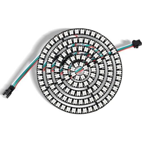 1PCS WS2812B IC 5050 RGB LED Ring 1Bit 8Bit 16Bit 24Bit 35Bit 45Bit ws2812 Pixel LED Module Full-color actuate lights