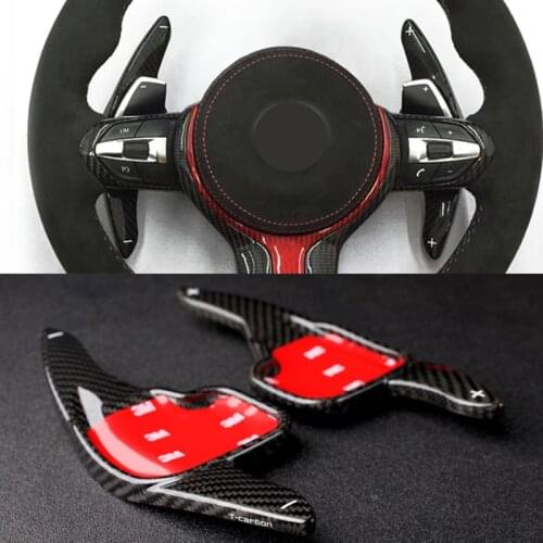T-carbon Steering Wheel Extension Paddle Shifter For BMW F30 F10 GT X1 X4 Z4 3 series 4 series 5 series Carbon Fiber