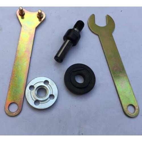 Angle Grinder 10mm Shank M10 Arbor Mandrel Spanner Key Fit For Grinders Repair Tool Flanged Wrench Grinder Hubs Replacing Discs