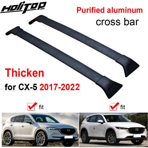 Thicken luggage Tranversal bar roof rack cross bar for Mazda CX-5 2017 2018 2019 2020,thicken aluminum alloy,strong recomended