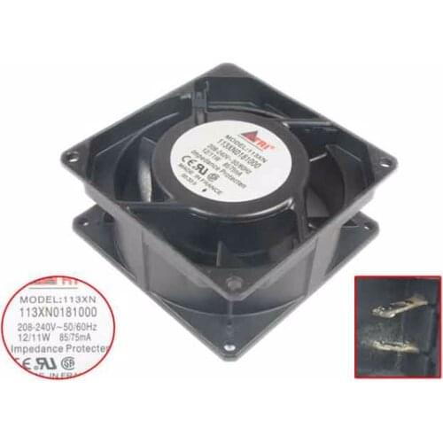 ETRI 113XN0181000 AC 240V 85mA 92x92x38mm Server Cooling Fan