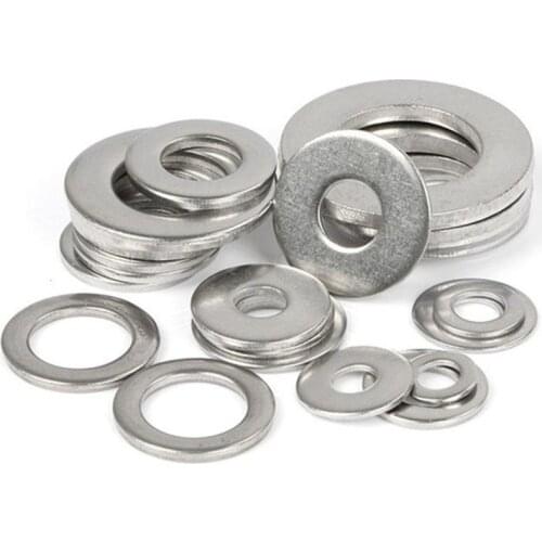 10pcs M4 M5 M6 M8 M10 M12 M16 A2-70 304 Steel Large Washer Size Gasket Plain Big Wider Flat Oversize S2C4