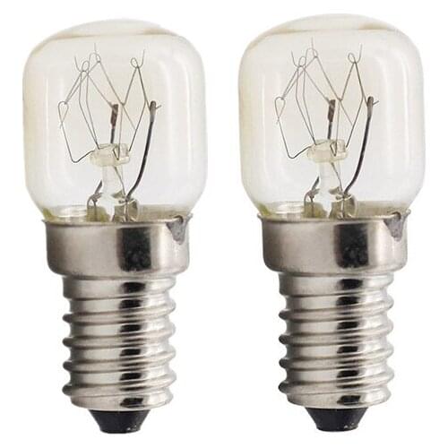 2 pieces/lot Microwave Oven Bulb 25w Screw thread 14mm Lamp for Galanz Midea etc. Microwave Oven Parts Accessories
