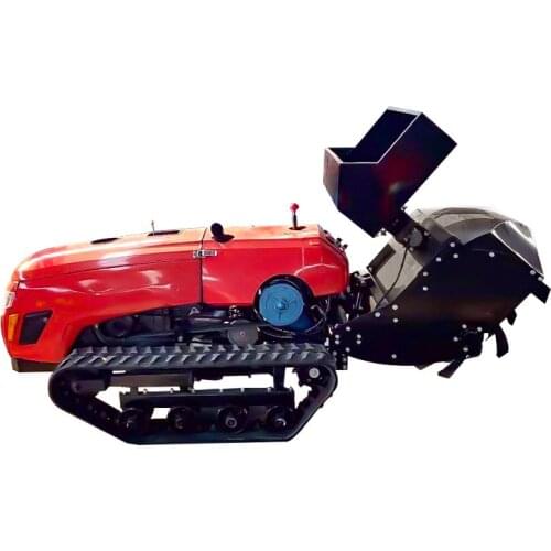 25KW Remote Control Lawn Mower 1000m Remote Control Mowing Rotary Tillage Pesticide Trenching Orchard Hillside River Bank
