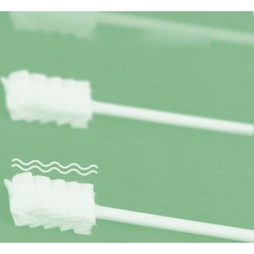 30 Pcs Baby Tongue Cleaner Disposable Gauze Toothbrush Paper Rod Oral Cleaning