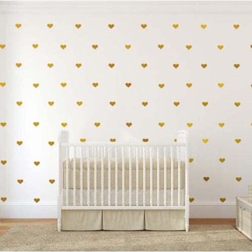 45 Pcs/ Set Removable Wall Stickers Little Love Heart DIY Decals Sticker Kids Bedroom Living Room Decor RE