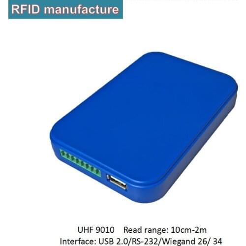 865-868mhz USB/RS232/wiegand desktop uhf rfid reader & writer for parking,people access,warehouse management