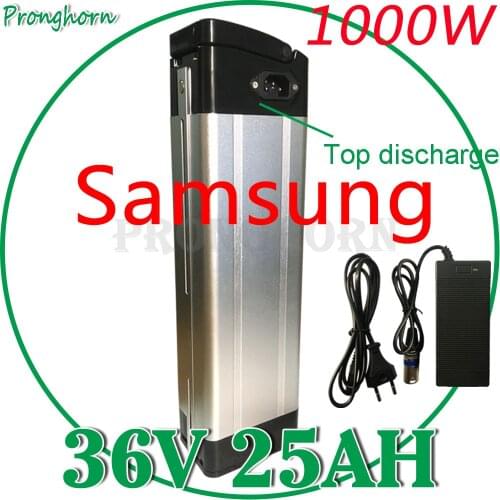 36V 500W 1000W Ebike Battery 36V 25Ah Lithium Battery 36V 20Ah 18Ah 15Ah Electric Bicycle Battery Use Samsung Cell Free Duty