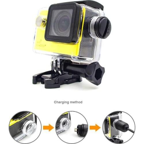 Camera Accessories Waterproof Case With USB Cable Charger Cover for SJCAM Sj4000 Sj7000 Sj9000 GDeals