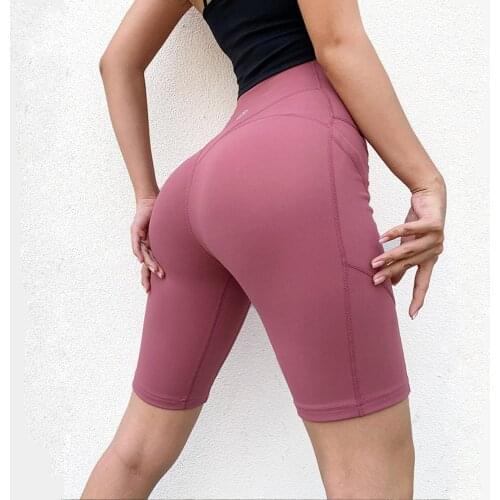 Bubble Buttocks Push Up Yoga Pant High Waist Seamless Leggings Running Sport Short Gym Tight Workout Clothes Seamless Yoga Pant