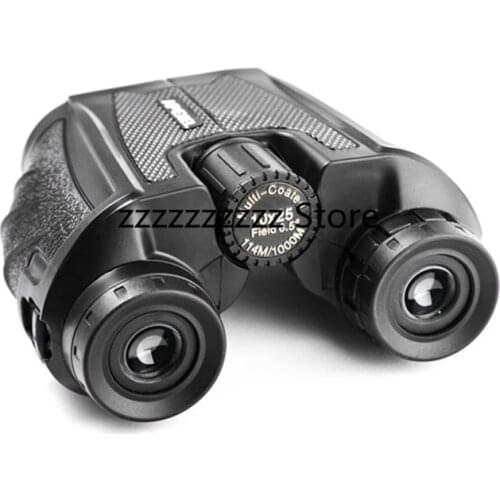 10X25 professional binoculars BAK4 zoom binoculars portable hunting binoculars, suitable for sports travel