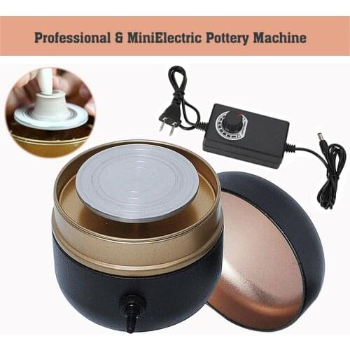 Professional Electric Pottery Wheel Mini Ceramic Craft Making Machine For Ceramic Pottery Clay Work Art Craft Making DIY Tool UK