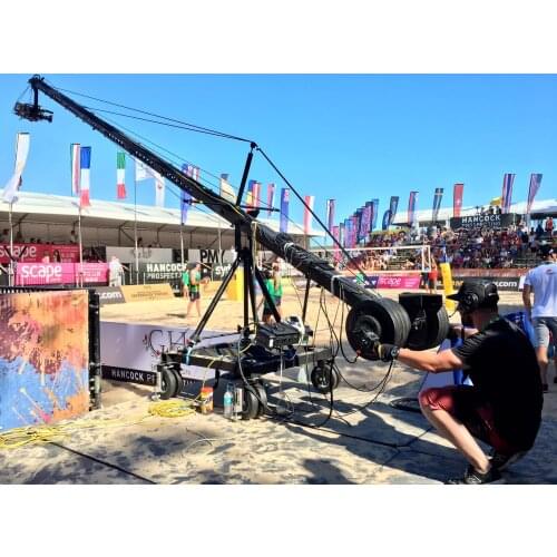 Andy Jib Crane 40 feet 4 wheel